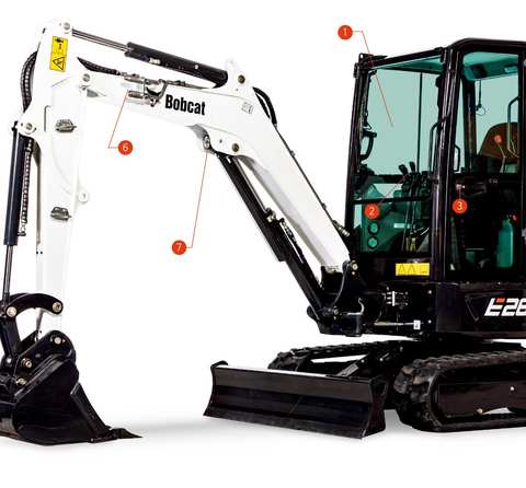 Bobcat mini excavator
