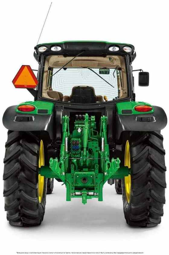 John Deere 6R Series — задняя навеска и ВОМ