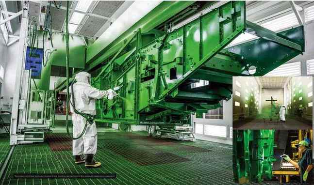 John Deere — процесс окраски тракторов