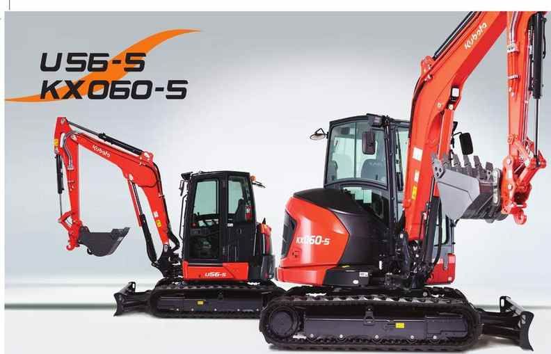 Kubota U56-5 и KX060-5